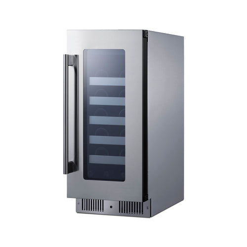 Summit 15" Wide Built-In Wine Cellar (CL155WC1CSS) view 2