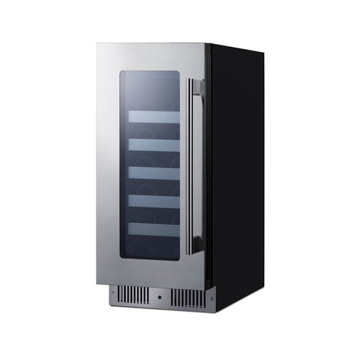 Summit 15" Wide Built-In Wine Cellar (CL155WC1LHD) view 4