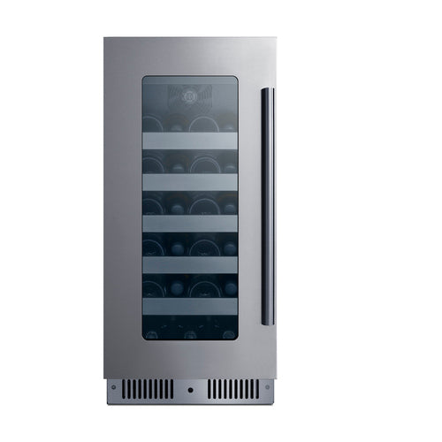 Summit 15" Wide Built-In Wine Cellar (CL155WC1LHD) view 2