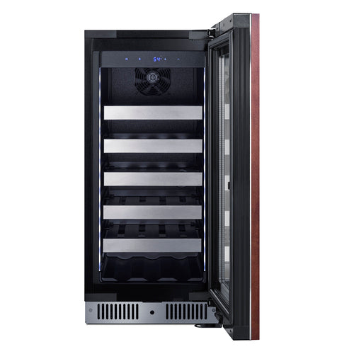 Summit 15" Wide Built-In Wine Cellar (Panel Not Included) (CL155WC1PNR) view 2