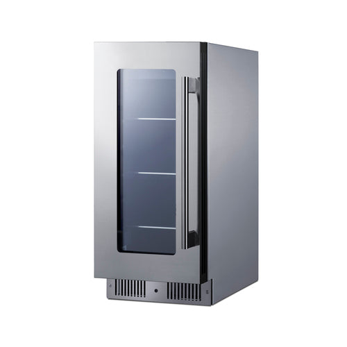Summit 15" Wide Built-In Beverage Center (CL156BV1CSSLHD) view 2