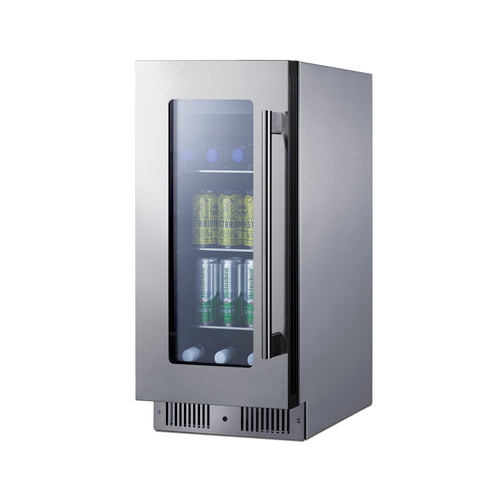 Summit 15" Wide Built-In Beverage Center (CL156BV1CSSLHD)