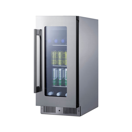 Summit 15" Wide Built-In Beverage Center (CL156BV1CSS)