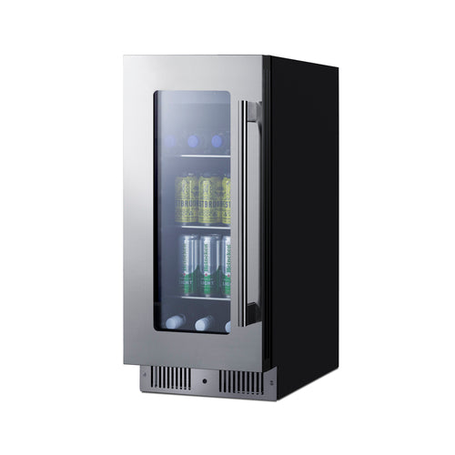 Summit 15" Wide Built-In Beverage Center (CL156BV1LHD) view 2