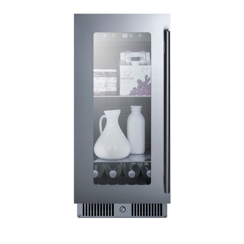 Summit 15" Wide Built-In Beverage Center (CL156BVLHD) view 3