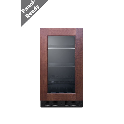 Summit 18" Wide Built-In Beverage Center (Panel Not Included) (CL181WBVPNRLHD)