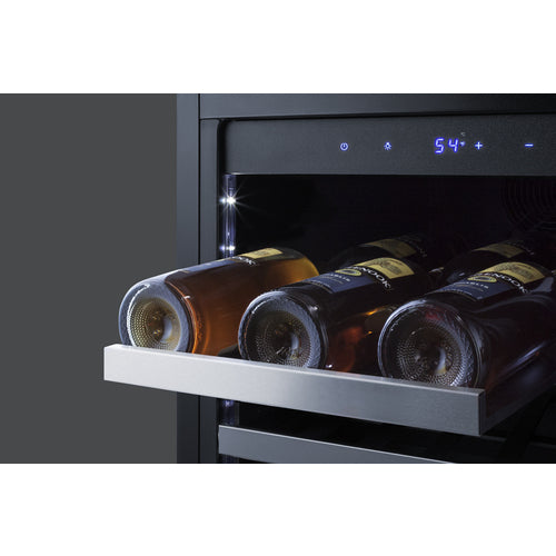 Summit 18" Wide Built-In Wine Cellar — Left Hand Door hinge (CL18WCCSSLHD) view 2
