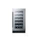 Summit 18" Wide Built-In Wine Cellar — Left Hand Door hinge (CL18WCLHD) view 5