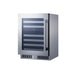 Summit 24" Dual Zone Built-In Wine Cellar (CL244WC2CSSLHD) view 2
