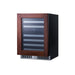 Summit 24" Dual Zone Built-In Wine Cellar (Panel Not Included) (CL244WC2PNR) view 3