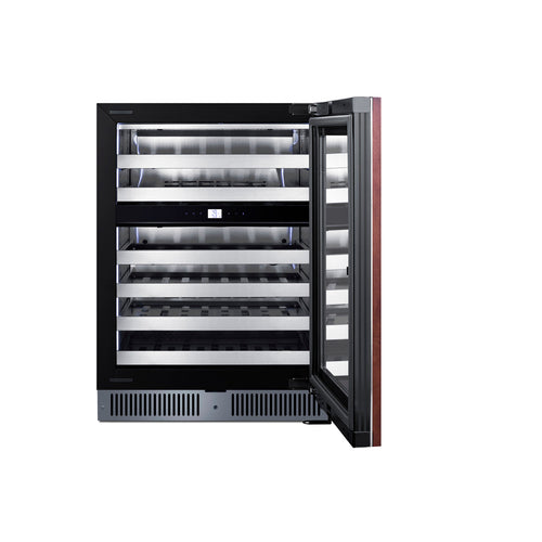 Summit 24" Dual Zone Built-In Wine Cellar (Panel Not Included) (CL244WC2PNR) view 6