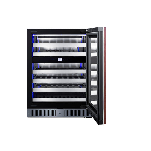 Summit 24" Dual Zone Built-In Wine Cellar (Panel Not Included) (CL244WC2PNR) view 5
