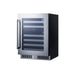 Summit 24" Dual Zone Built-In Wine Cellar (CL244WC2CSS) view 3