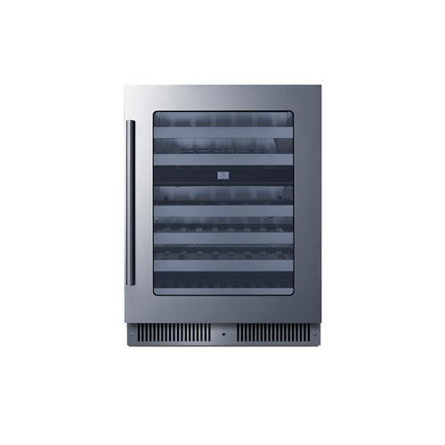 Summit 24" Dual Zone Built-In Wine Cellar (CL244WC2CSS)