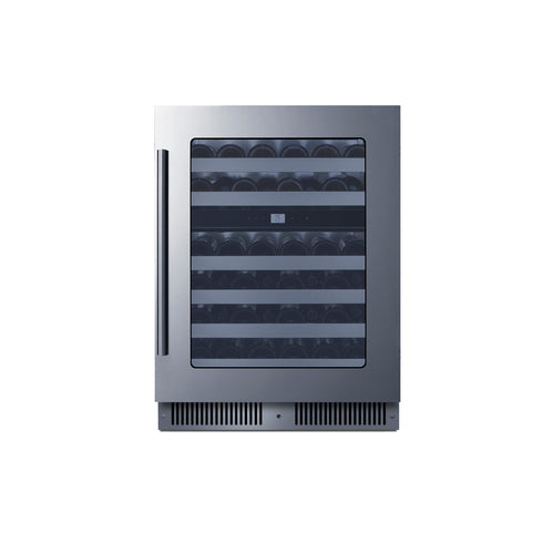 Summit 24" Dual Zone Built-In Wine Cellar (CL244WC2CSS) view 5