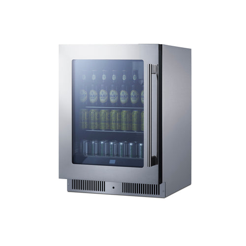 Summit 24" Wide Built-In Beverage Center (CL24BV1CSSLHD) view 2
