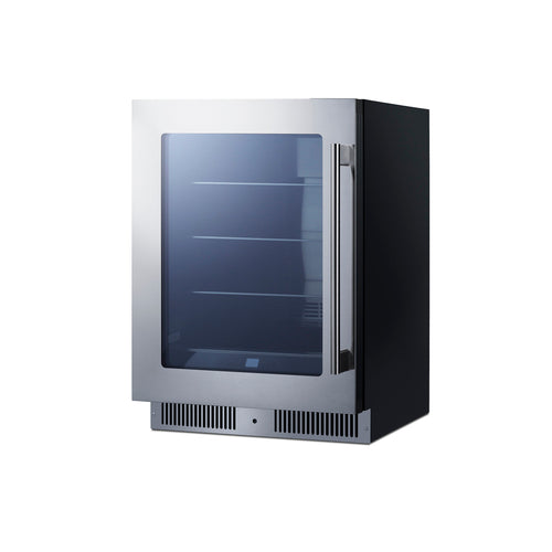 Summit 24" Wide Built-In Beverage Center (CL24BV1LHD) view 2