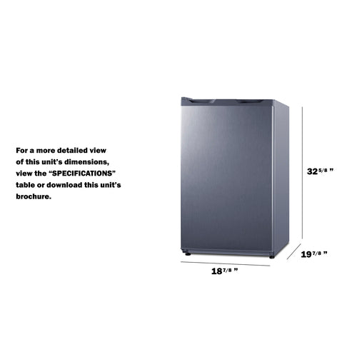 Summit 19" Wide Refrigerator-Freezer, ADA Height (CM42PLADALHD) view 5