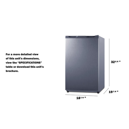 Summit 19" Wide Refrigerator-Freezer, ADA Height (CM42PLADA) view 5