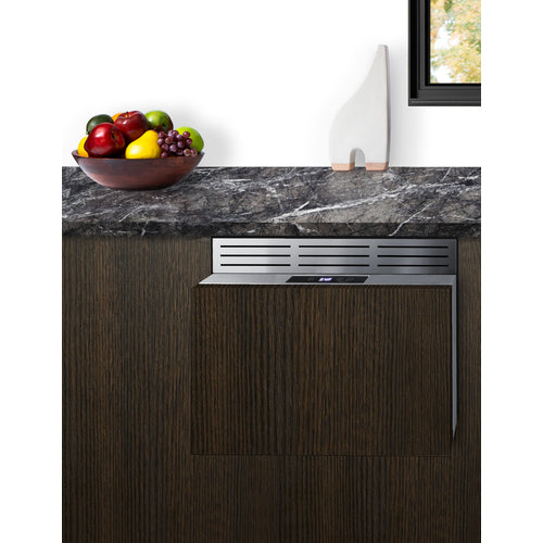 Summit 18" Wide Built-In Wine/Beverage Cooler Drawer (COOL1D) view 3