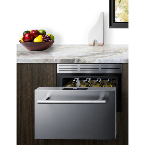 Summit 18" Wide Built-In Wine/Beverage Cooler Drawer (COOL1D) view 4