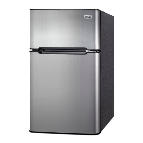 Summit 19" Wide 2-Door Refrigerator-Freezer, ADA Height — Left Hand Door hinge (CP34BSSADALHD) view 2