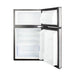 Summit 19" Wide 2-Door Refrigerator-Freezer, ADA Height (CP34BSSADA) view 3