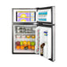 Summit 19" Wide 2-Door Refrigerator-Freezer — Left Hand Door hinge (CP34BSSLHD) view 4