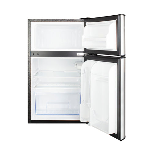 Summit 19" Wide 2-Door Refrigerator-Freezer — Left Hand Door hinge (CP34BSSLHD) view 3