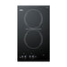 Summit 12" Wide 115V 2-Burner Radiant Cooktop (CR2110B)