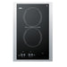 Summit 15" Wide 230V 2-Burner Radiant Cooktop (CR2220TK15)