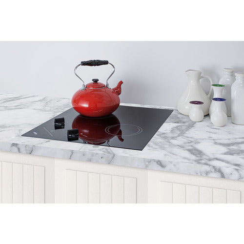 Summit 21" Wide 115V 2-Burner Radiant Cooktop (CR2B121) view 4
