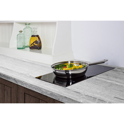 Summit 12" Wide 115V 2-Burner Radiant Cooktop (CR2B15T1B) view 2