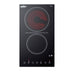 Summit 12" Wide 230V 2-Burner Radiant Cooktop (CR2B23T3B) view 4