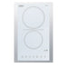 Summit 15" Wide 230V 2-Burner Radiant Cooktop (CR2B23T4WTK15)
