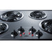 Summit 29" Wide 230V 4-Burner Coil Cooktop (CR430SS) view 4