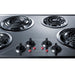 Summit 30" Wide 230V 4-Burner Coil Cooktop (CR431SS) view 4