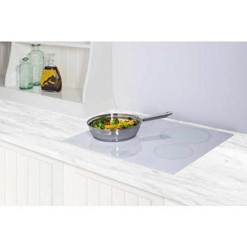 Summit 24" Wide 230V 4-Burner Radiant Cooktop (CR4B23T6W) view 2