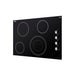 Summit 30" Wide 208-240V 4-Burner Radiant Cooktop (CR4B30MB) view 3
