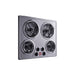 Summit 24" Wide 240V 4-Burner Coil Cooktop (CR4SS24) view 2