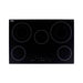 Summit 30" Wide 208-240V 5-Burner Radiant Cooktop (CR5B30T7B)