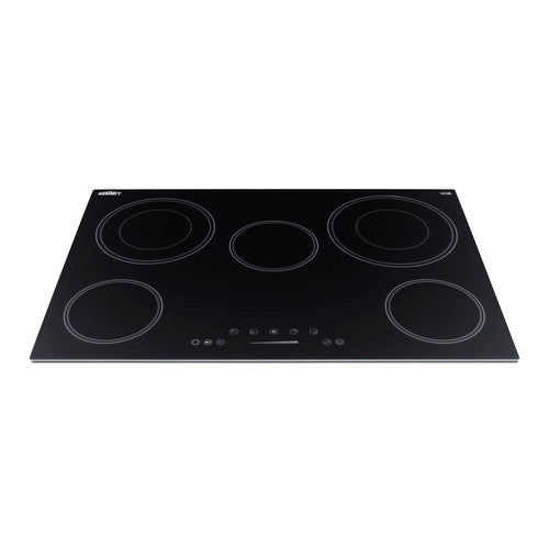 Summit 30" Wide 208-240V 5-Burner Radiant Cooktop (CR5B30T7B) view 2