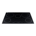 Summit 30" Wide 208-240V 5-Burner Radiant Cooktop (CR5B30T7B) view 2