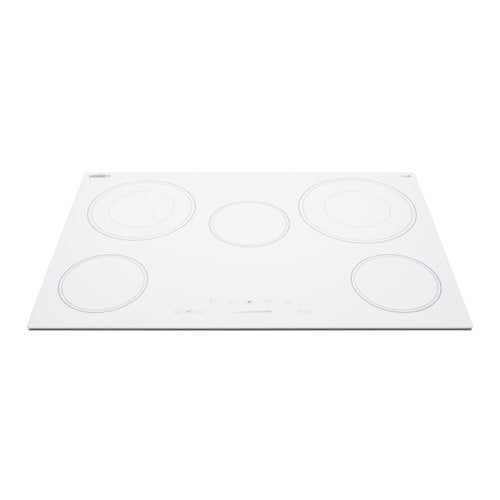 Summit 30" Wide 208-240V 5-Burner Radiant Cooktop (CR5B30T8W) view 2