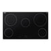 Summit 36" Wide 208-240V 5-Burner Radiant Cooktop (CR5B36T9B)
