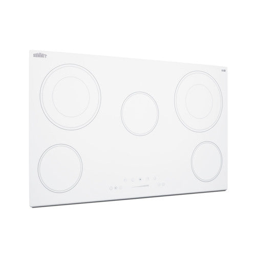 Summit 36" Wide 208-240V 5-Burner Radiant Cooktop (CR5B36TXW) view 4
