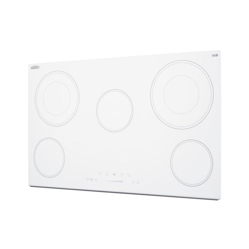 Summit 36" Wide 208-240V 5-Burner Radiant Cooktop (CR5B36TXW) view 2