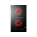 Summit 12" Wide 115V 2-Burner Radiant Cooktop With Safety Shutoff (CRH2BT30115) view 4