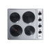 Summit 24" Wide 230V 4-Burner Solid Disk Cooktop (CSD4B24)