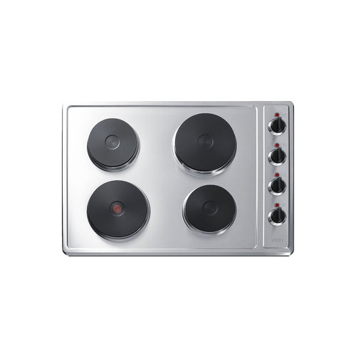 Summit 30" Wide 208/240V 4-Burner Solid Disk Cooktop (CSD4B300)